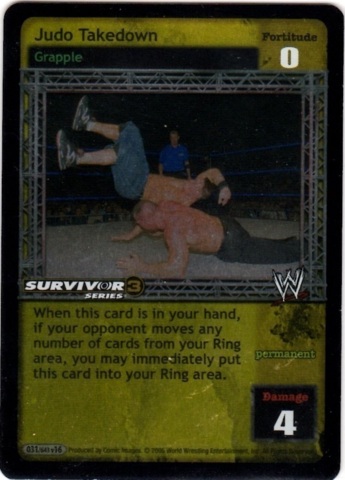 Judo Takedown (SS3) Foil